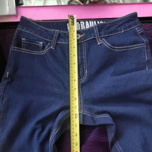 Hydraulic Dark Denim High Waisted Jeans - Picture 4 of 7